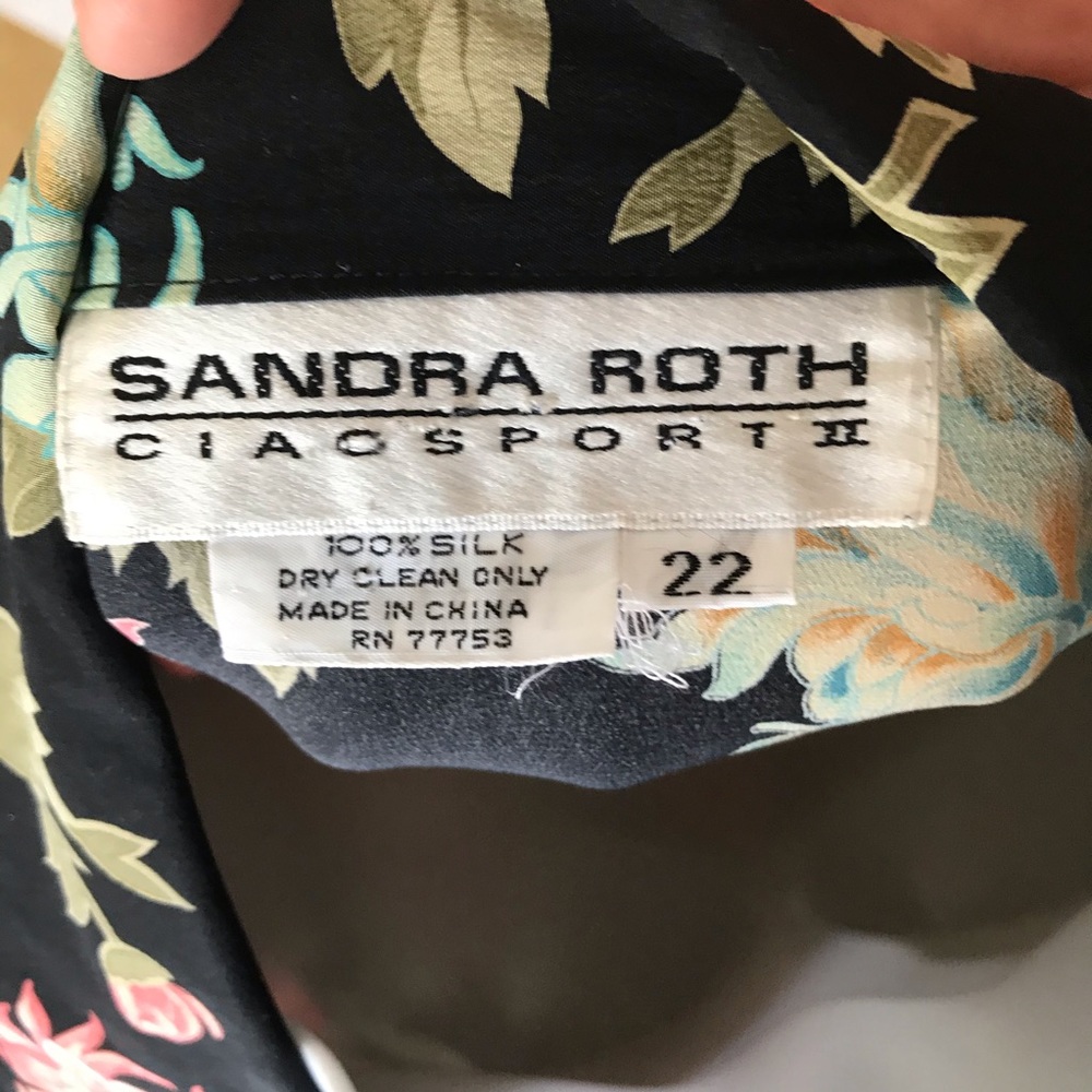 Sandra Roth Tropical Silk Top - Picture 4 of 5